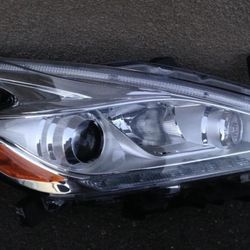 15 16 17 18 2015 2016 2017 2018 NISSAN MURANO RIGHT PASSENGER HEADLIGHT HEAD LIGHT LAMP OEM - CHROME UPPER HOUSING, CLEAR EDGE BY FENDER  