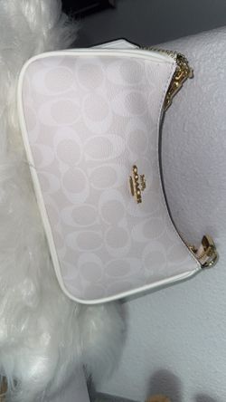 Coach white purse