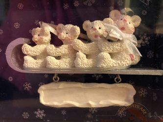 NIB Snow Bear Family Christmas Tree Ornament