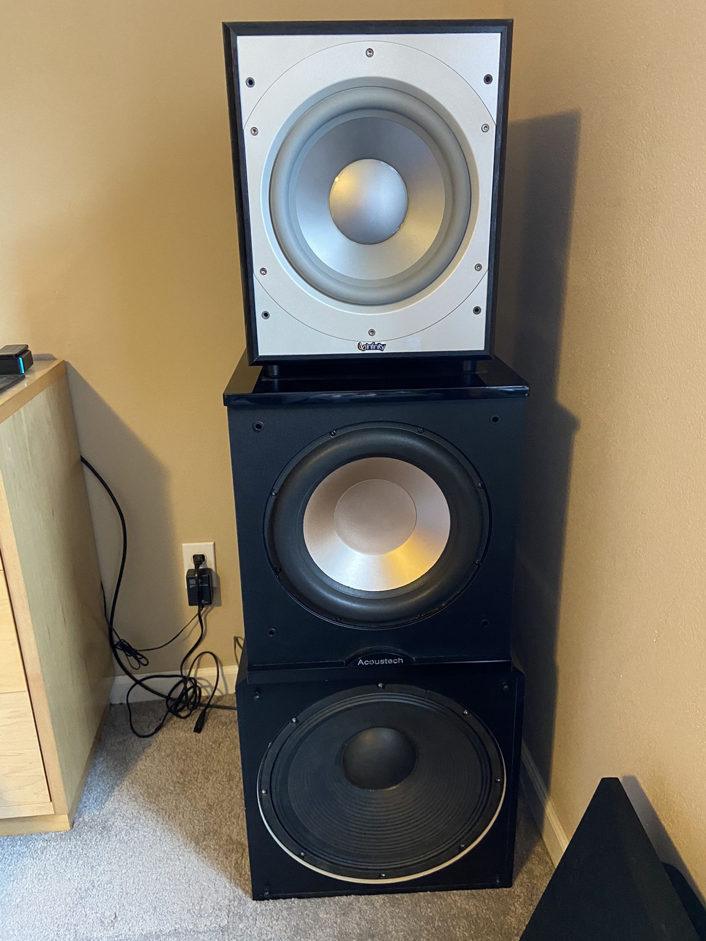 Subwoofers 10”,12” & 15” all 3 for $80