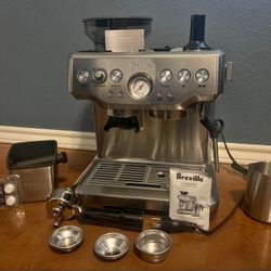 Breville Barista Express BES870XL - Brushed Stainless Steel Like New 
