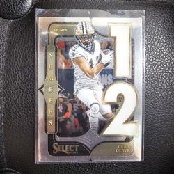 CHRIS OLAVE SAINTS SELECT NUMBERED PANINI NFL SPORTS CARD!)