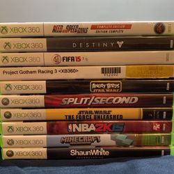XBox 360 Console; XBox 360 Games; XBox 360 Controllers