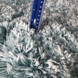 8x10 Aqua/blue Area Rug