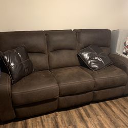 Double Recliner Sofa 