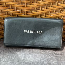 Balenciaga Calfskin Continental Flap Wallet