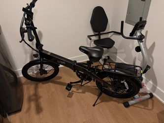 GoTrax - Z4 LITE Folding eBike w/ 25mi Max Operating Range and 20mph Max Speed - Black