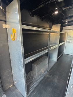 Heavy Duty Aluminum Cargo Van Shelving, Side Panels,