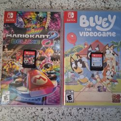 Mario Kart Deluxe 8/Bluey