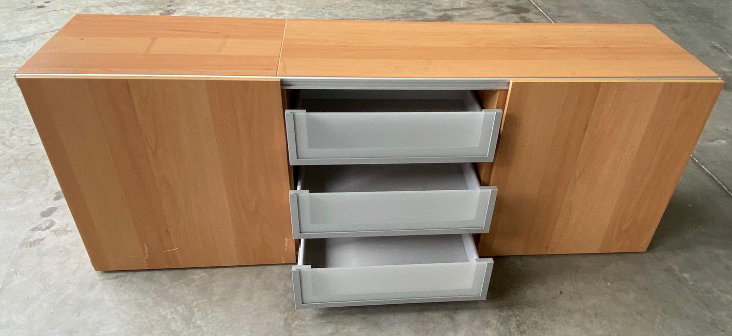 Honey Oak TV Stand/Storage Cabinet