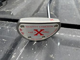 Scotty Cameron red•X Stainless Steel 35” 330g Putter w/ 303 GSS Insert