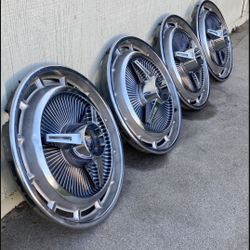 Chevrolet SS Spinner Hub Caps - Vintage- Set Of 4- ‘64-‘65 - Polished & Wrapped In Box! Super Clean! 