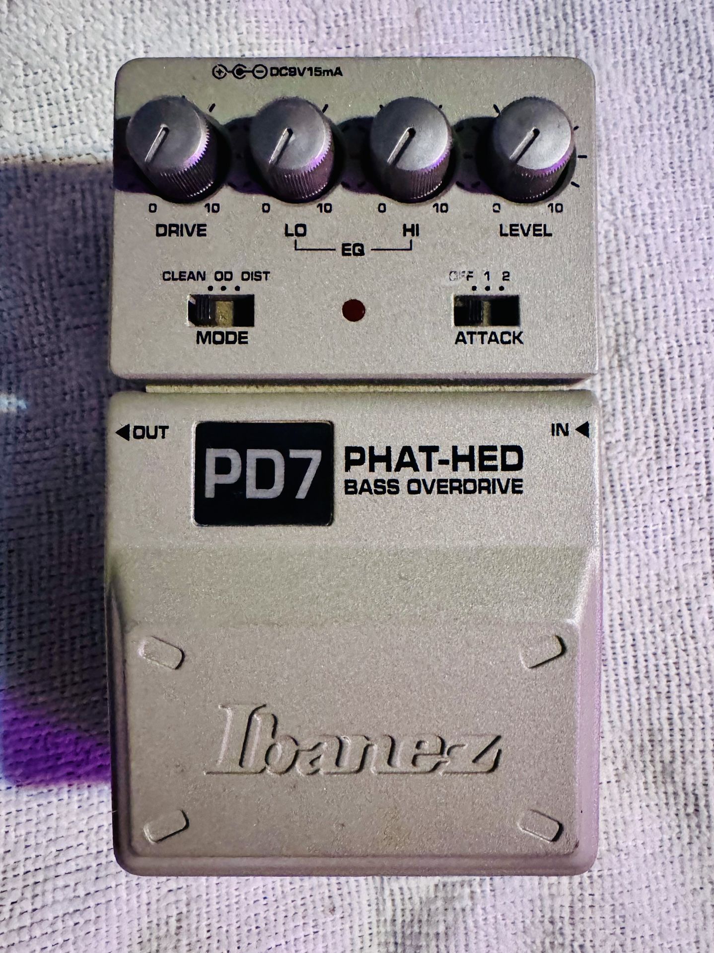 Ibanez PD7 Phat Hed Bass Overdrive Effects Pedal Musical Ibanez PD7 Phat Hed Bass Overdrive Effects Pedal Musical