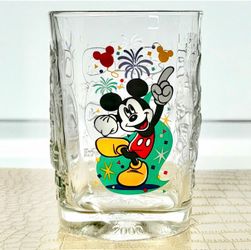 Vintage Y2K Walt Disney World Millennium Celebration Magic Kingdom Glass