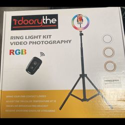 10 Inch Rgb Led Ring light With Tripod