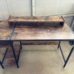 Wooden desk