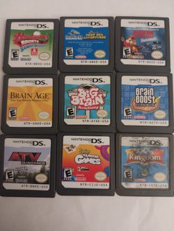 9 Nintendo DS Games $5 Each