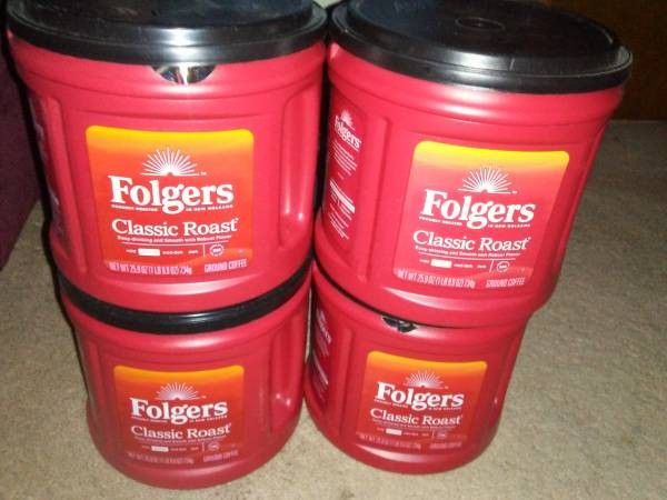 Folgers Coffee Classic Roast Fresh! 25.9 Oz $13 A Canister! 