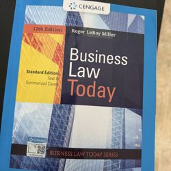 Business Law For College 