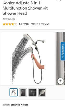 Kohler Adjuste 3-in-1 Multifunction Shower Kit