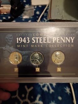 1943 steel penny mint mark collection