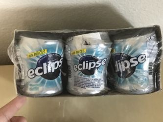 New eclipse Gum 6 individual 60 piece bottles