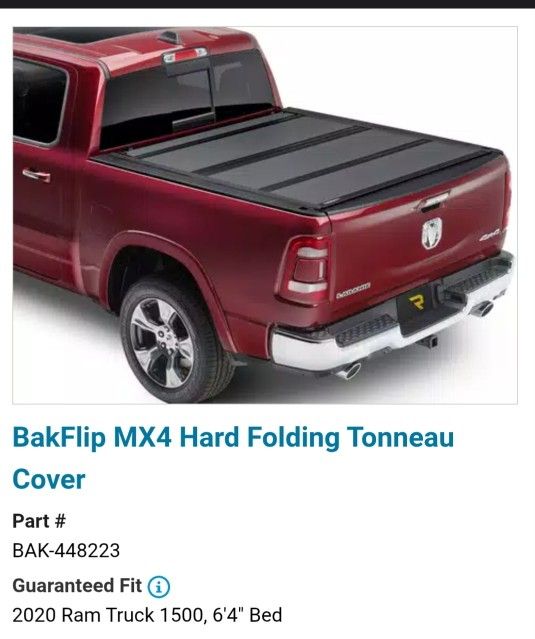 BakFlip MX4 Hard Folding Tonneau Cover 6'4" Bed