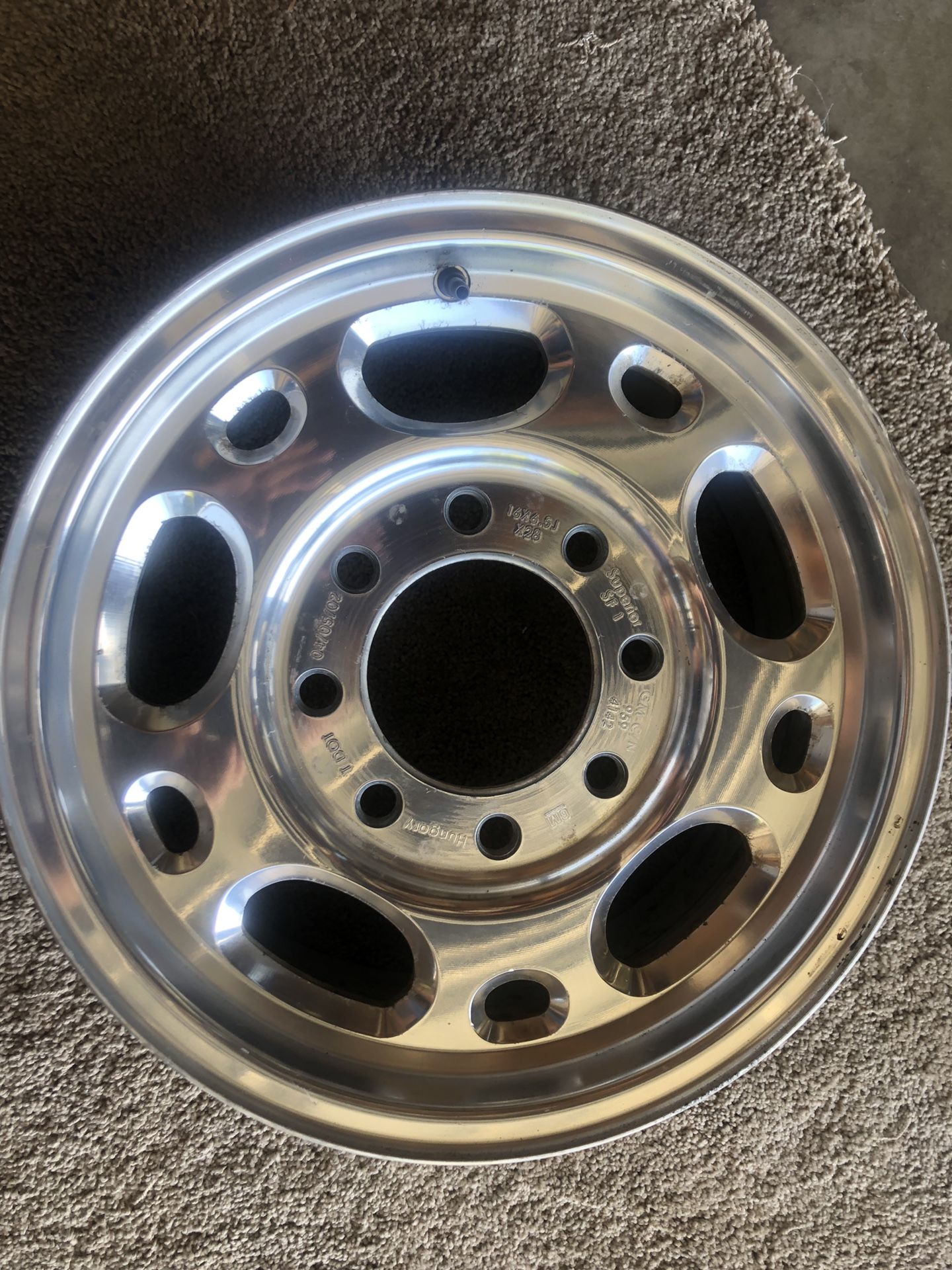8 lug Chevy OEM wheel