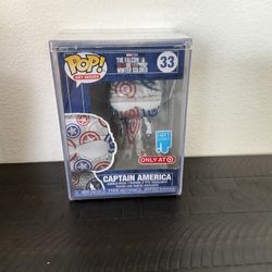 Funko POP The Falcon & Winter Soldier: Captain America Funko Pop #33 Art Series-Protector