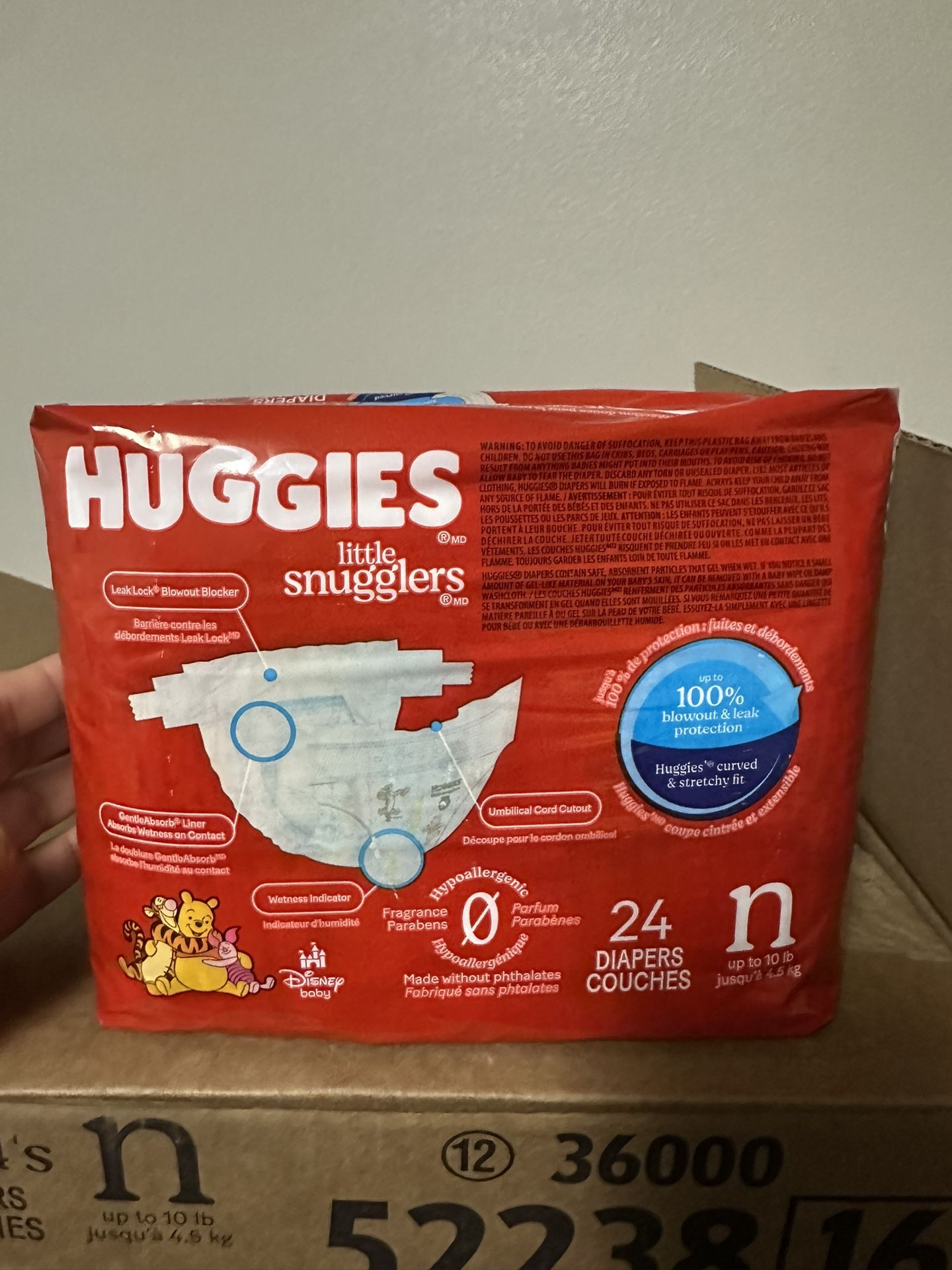 Newborn Huggies $5bag