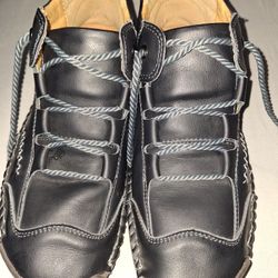 Comfy Hand Stitching Men Casual Shoes Soft Sole Breathable Flats Shoes Size 10 $35