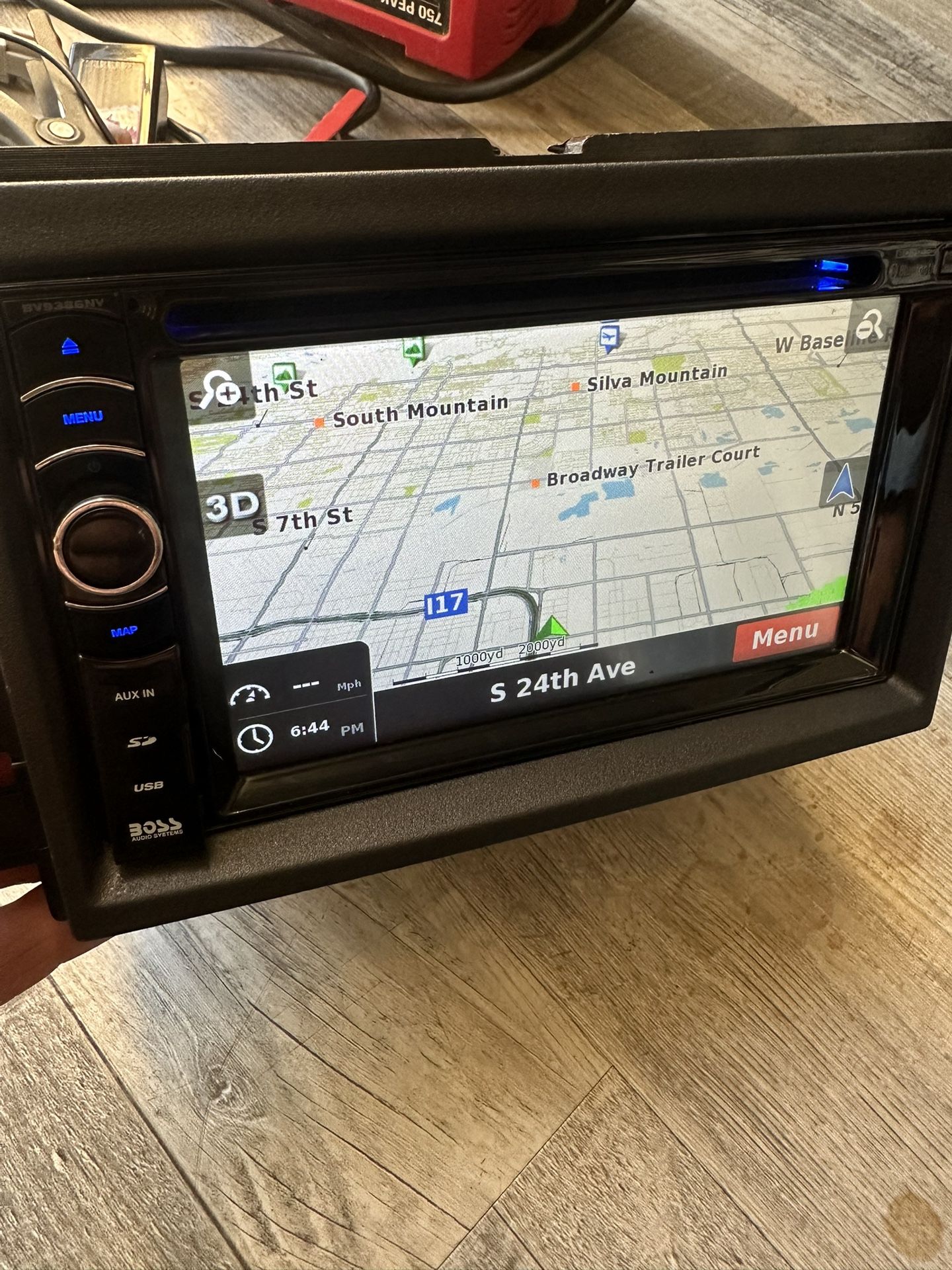 Boss double din car stereo bv9386nv Bluetooth dvd navigation mustang