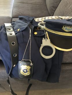 Kids Size Small Police Costume