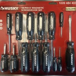 Husky 14pc Magnetic Screwdriver Set