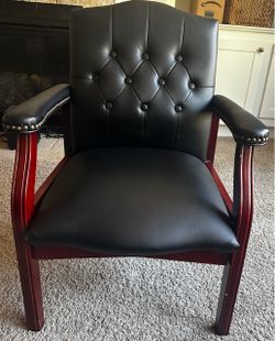 MOVE OUT SALE: Ivy League Executive Guest Chair - Black