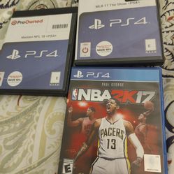 PS4 Sports Games Lot of 3. PlayStation 4 