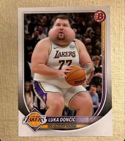 Luka Doncic Bowman Garbage Pail Kids Base Image Variation