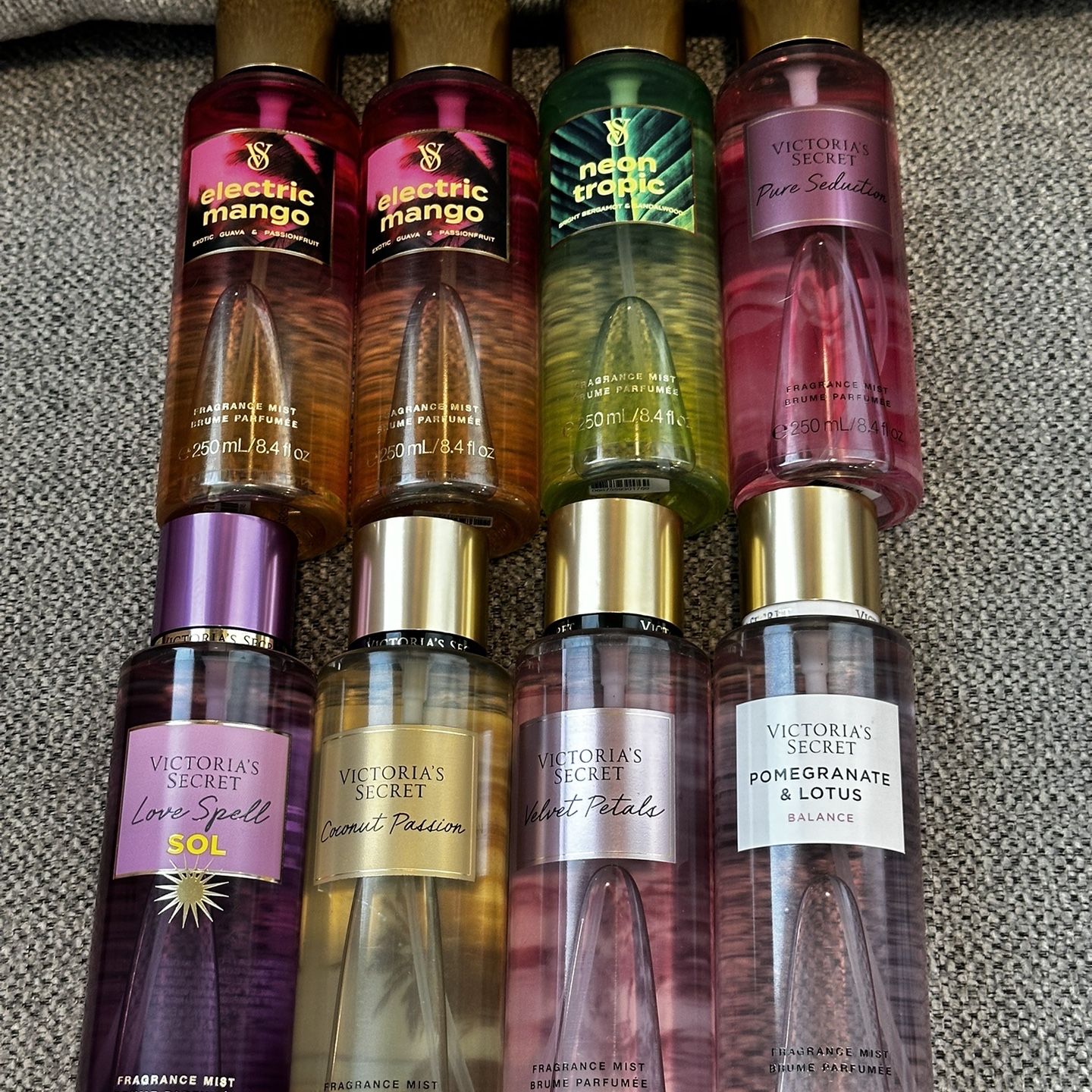 Victoria’s Secret fragrance mists-8.4 Ounces