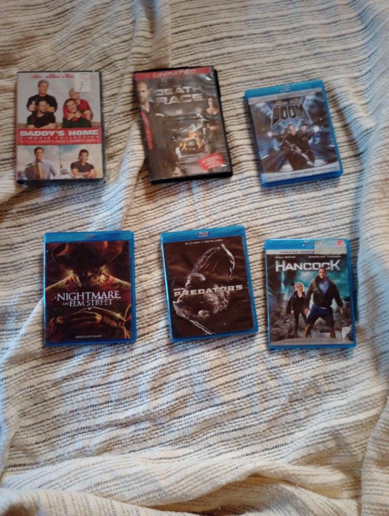 Movies blue Ray And Dvd