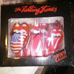 The Rolling Stones 50th Anniversary Beer Glasses