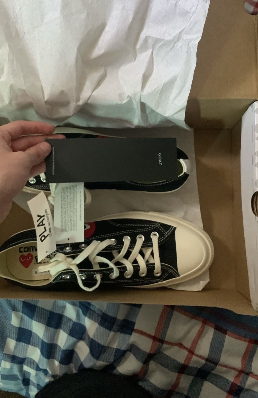 Converse Comme Des Garçons Play X Converse Chuck 70 low “Black”