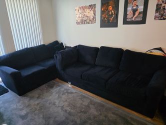 Prestige Foam Chenille II 2 Piece 129" Fabric Sectional With Left Arm Facing Sofa