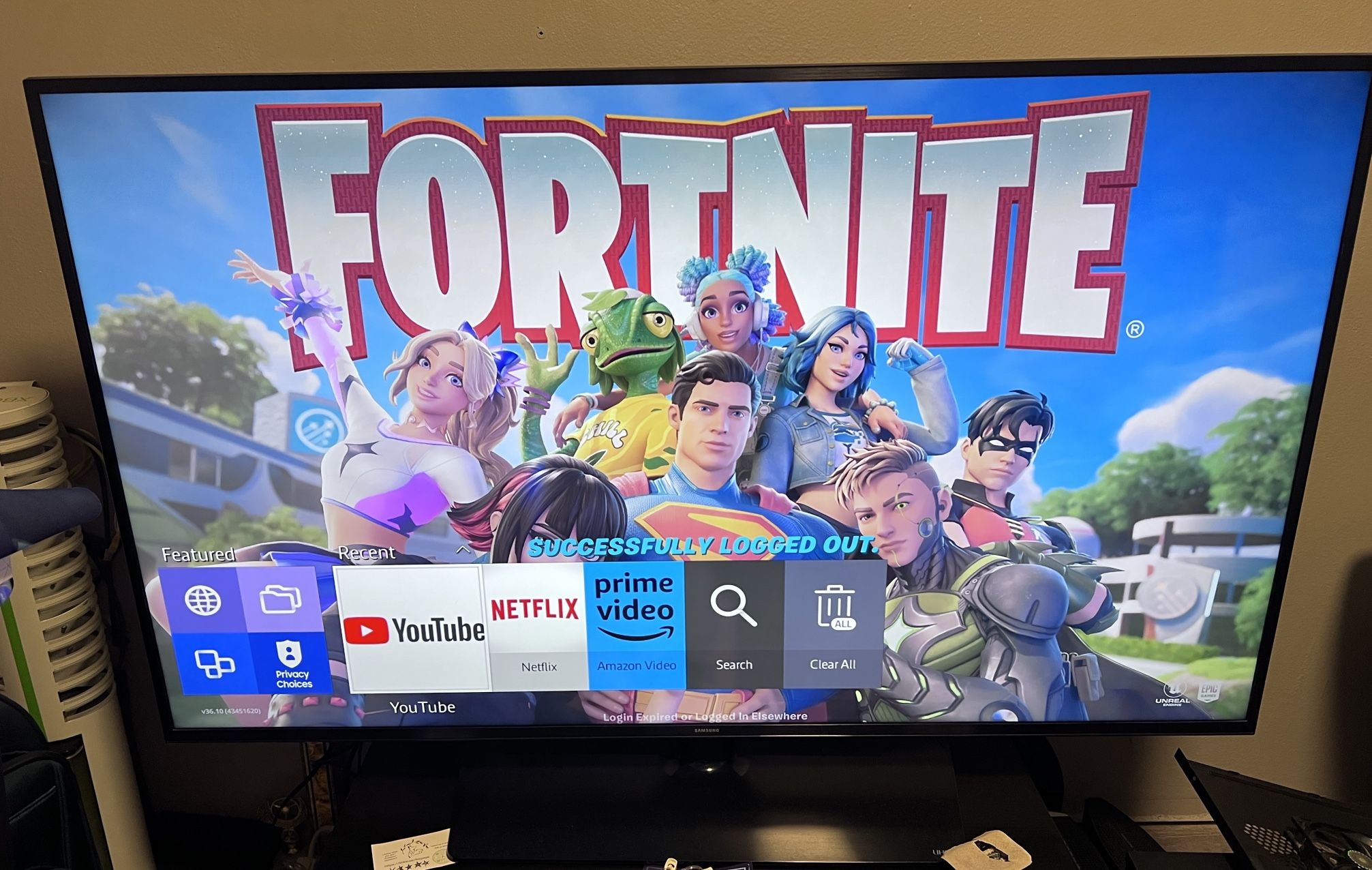 60 Inch Samsung Smart TV Used