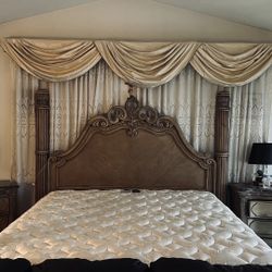 7-Piece Bedroom Set including Cal-King Mattress