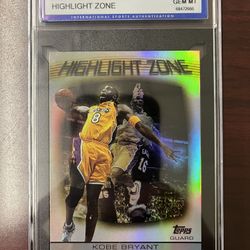 2003 TOPPS KOBE BRYANT HIGHLIGHT ZONE  #HZ-20 GEM MINT ISA 10 