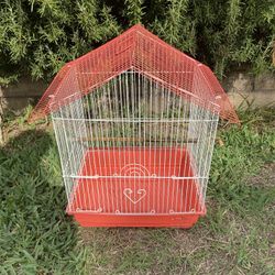 Jaula Roja De Metal 18x 13 In