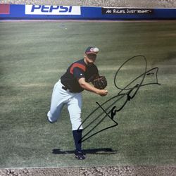 Jaret Wright Cleveland Indians Autographed 8”x 10” Photo 