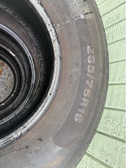 265/75R16 4  4 Good Tires
