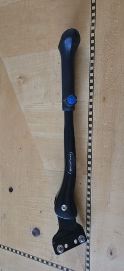 Adjustable Bike Stand Bicycle Kickstand Metal Black 