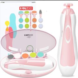 FANSIDI Baby Nail File Electric Nail Trimmer Safe Baby Nail Clippers Manicure Set